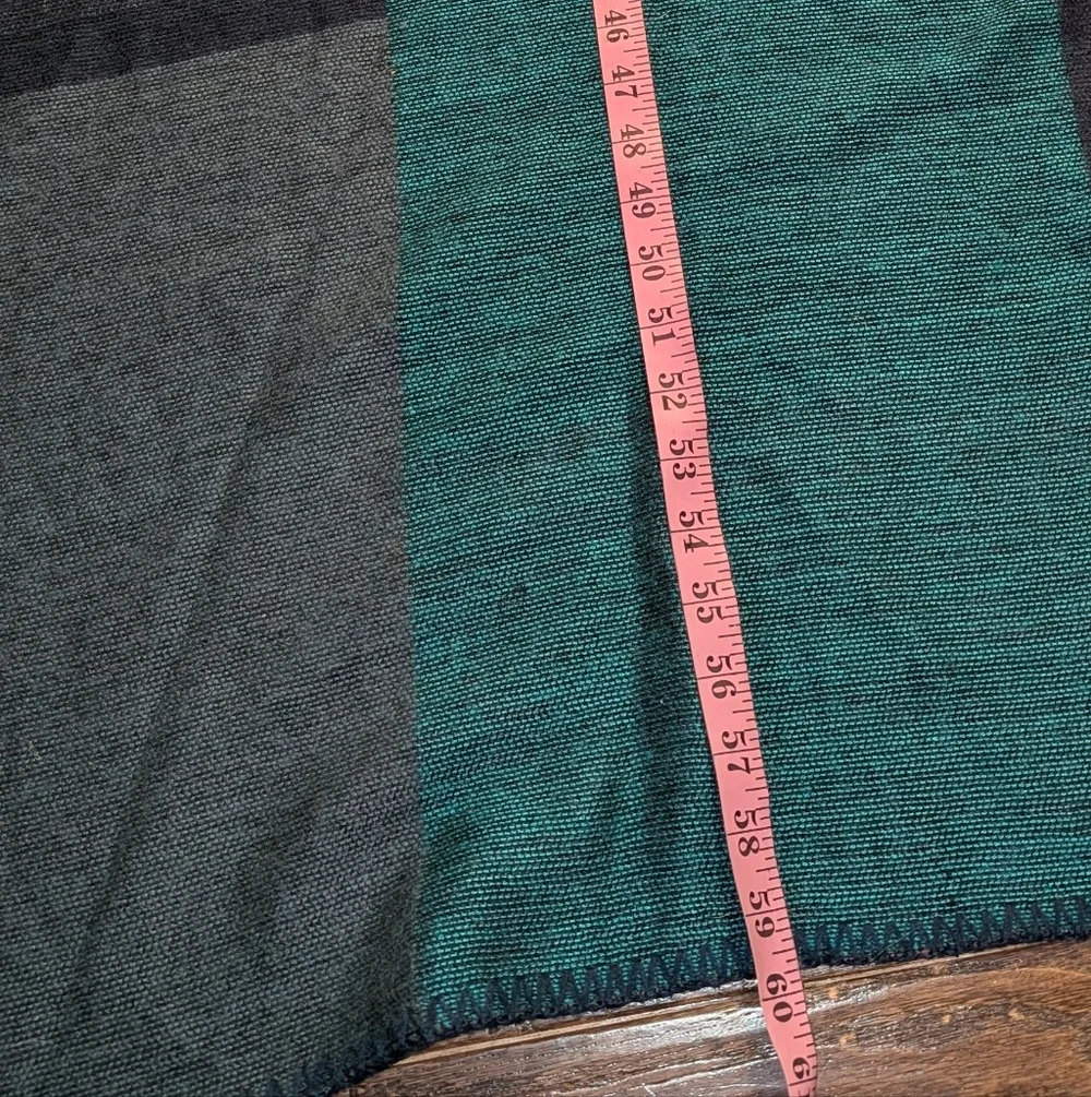 Unbranded Blanket Scarf / Shawl Jewel Tone Plaid